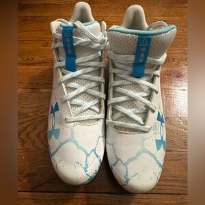 Under Armour Kids' Blur Smoke Suede Select AA MC Football Cleats